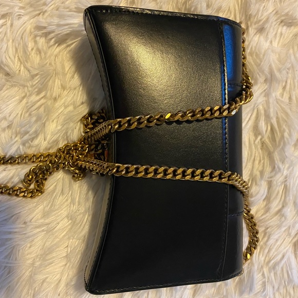 Balenciaga Hourglass Leather Wallet on a Chain - Picture 9 of 12